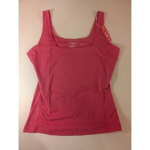 PUMIEY Tank‎ Top for Women Size M Pink Square Neck Seamless Sleeveless New